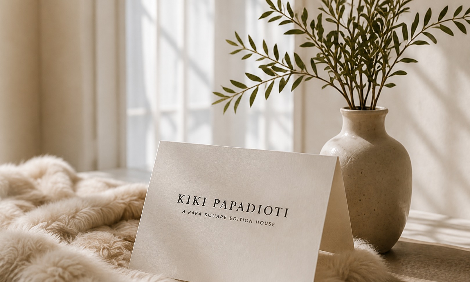 Atelier appointment card