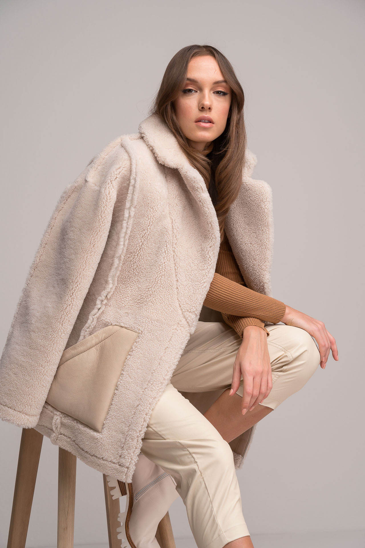 Tailored fur vest
