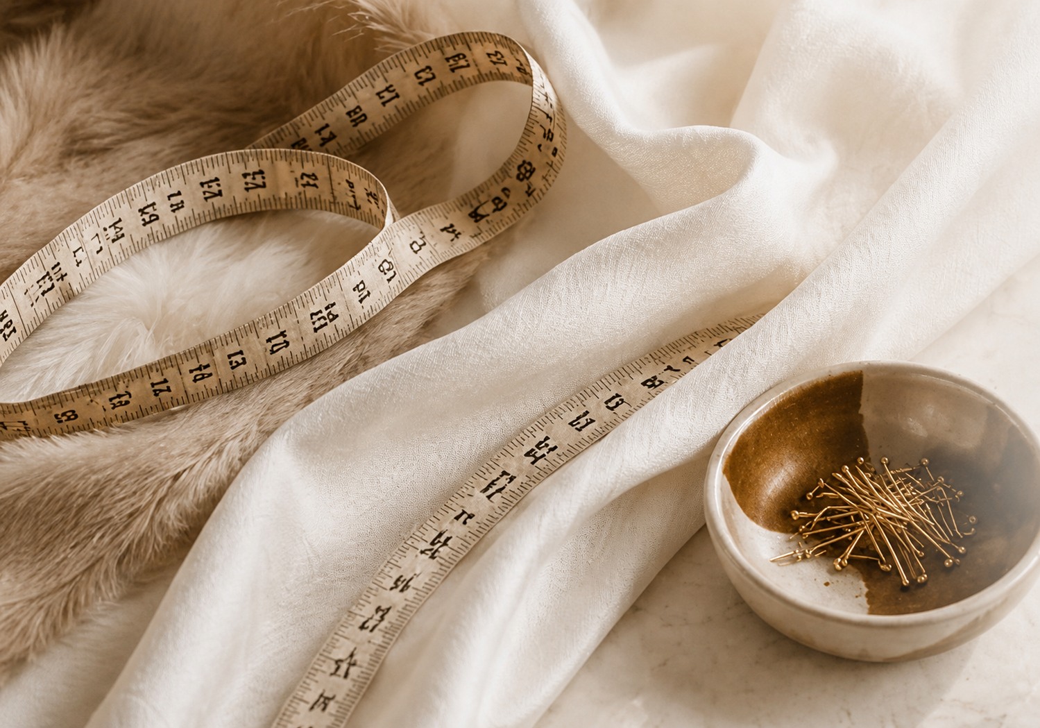 Fitting tools and textile detail